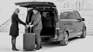 Chauffeur-driven minibus service in Cannes